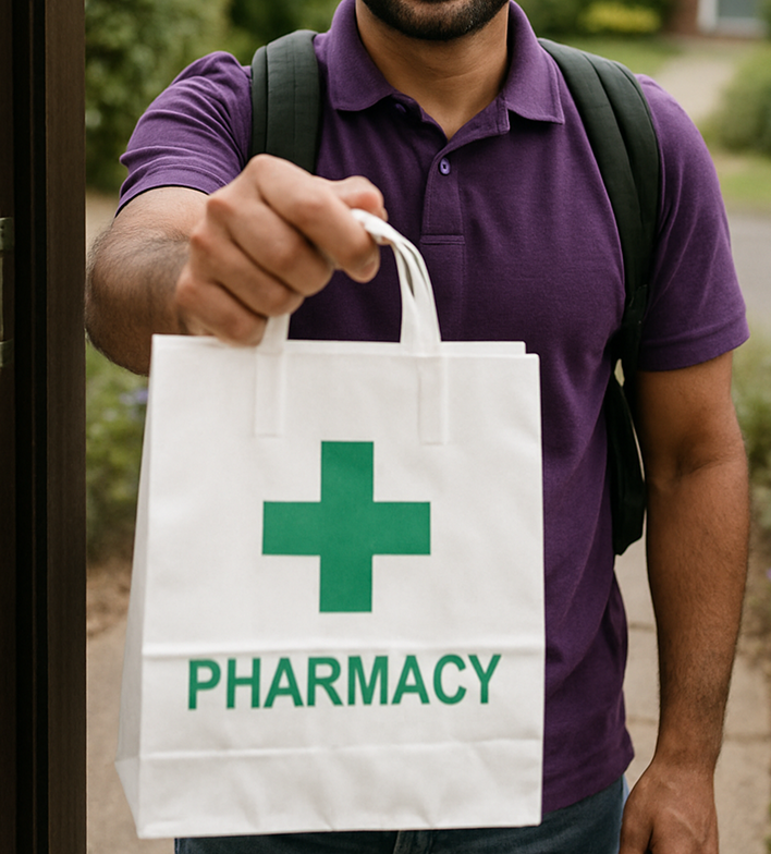Visit pharmacy home delivery partner